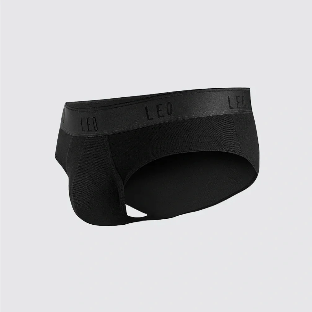 Men's Black Briefs - Picture 3 of 4